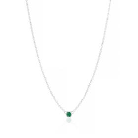 May Emerald Birthstone Necklace