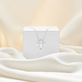 Sterling Silver My Guardian Angel Necklace