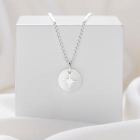 Sterling Silver Hope Star Necklace
