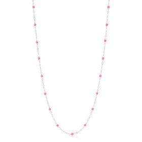 Little Treasure Pink Sterling Silver Necklace
