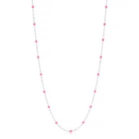 Little Treasure Pink Sterling Silver Necklace