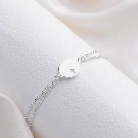 Holy Communion Mini Cross Bracelet