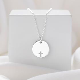 Holy Communion Mini Cross Necklace