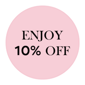 enjoy 10% off when you sign up to newsletters